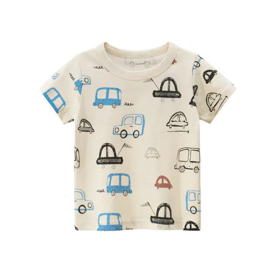 T-shirt coréen à manches courtes pour enfants