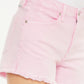 Kancan Raw Hem High Waist Denim Shorts - Enfance-Heureuse