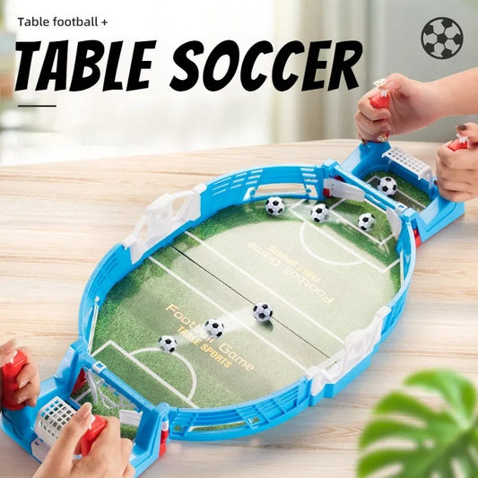 Mini juego de mesa de fútbol, ​​mesa de fútbol, ​​juguetes para niños, deportes educativos al aire libre, juegos de mesa portátiles, juguetes de pelota