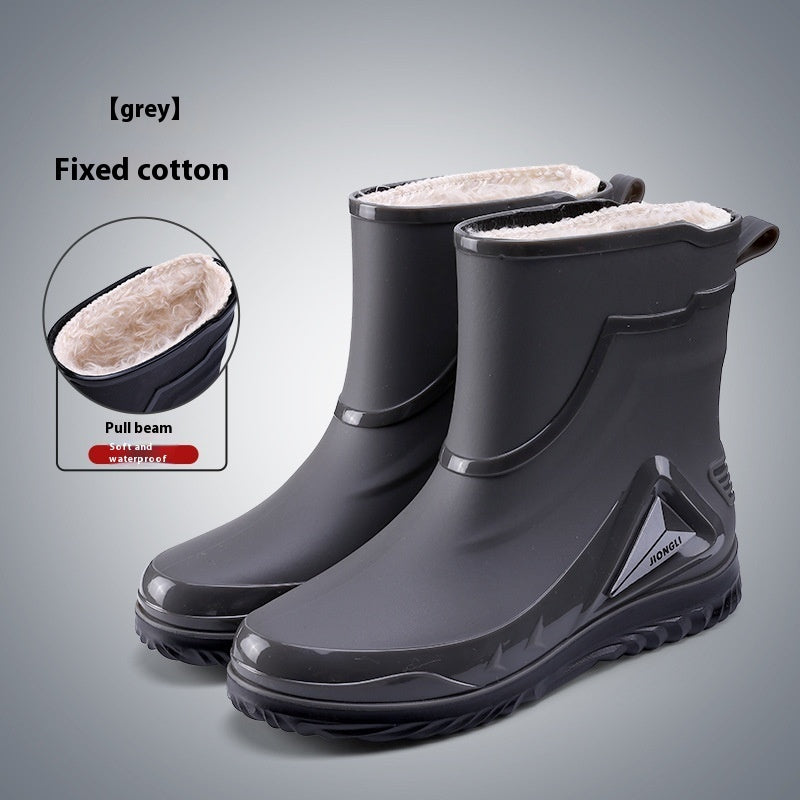 Closed Waterproof Shoes Outdoor Rubber Boots - Enfance-Heureuse