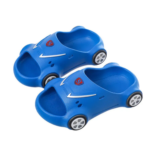 Sandales pour enfants, pantoufles lumineuses | sandales de voiture de dessin animé | sandales antidérapantes pour garçons filles | chaussures de plage d'été - Enfance-Heureuse