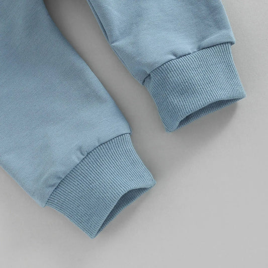 Ensemble de t-shirts à manches longues rayées col rond pour enfants - Enfance-Heureuse