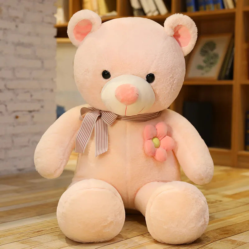 Teddy Bear Doll Big Bear Plush Toy Flower BEBEAR Ragdoll Doll - Enfance-Heureuse