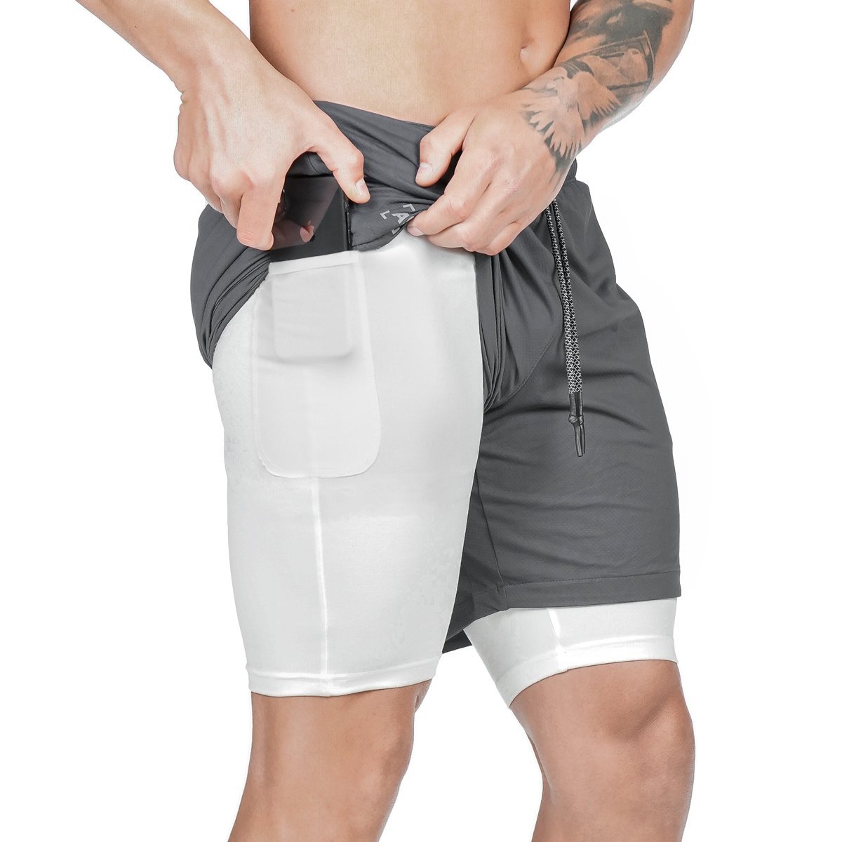 Pocket Compression Shorts - Enfance-Heureuse