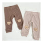 Waffle Bear Pants Baby Trousers Cute Outing Harem Pants - Enfance-Heureuse