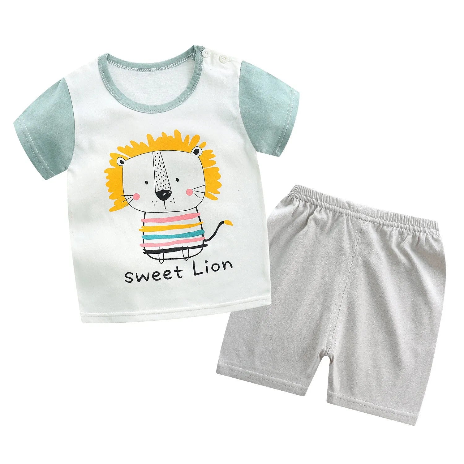 Cotton T-shirt Women Treasure Summer Shorts Baby Clothes Manufacturer - Enfance-Heureuse