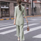 Women's Mid-length Three-quarter Sleeve Blazer Suit - Enfance-Heureuse