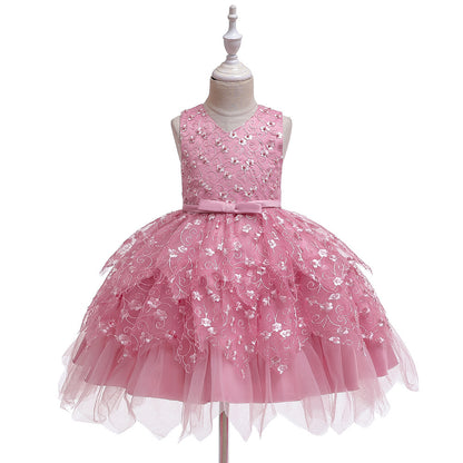 Clothing Baby Girls Middle And Small Children Kindergarten Dresses - Enfance-Heureuse