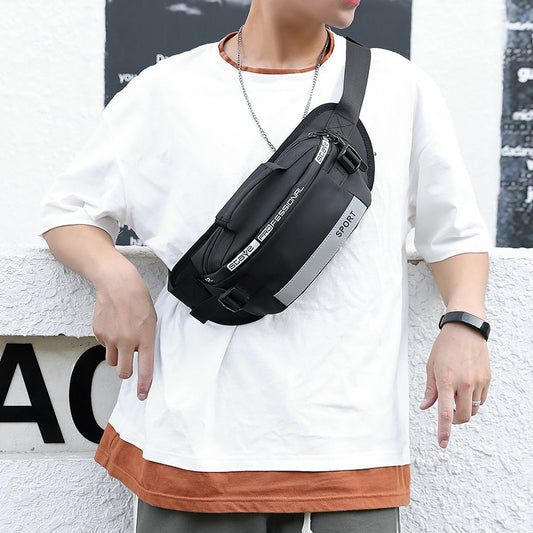 Reflective Waist Bags Men Crossbody Bag Pack For Travel Walking Running Hiking Cycling - Enfance-Heureuse