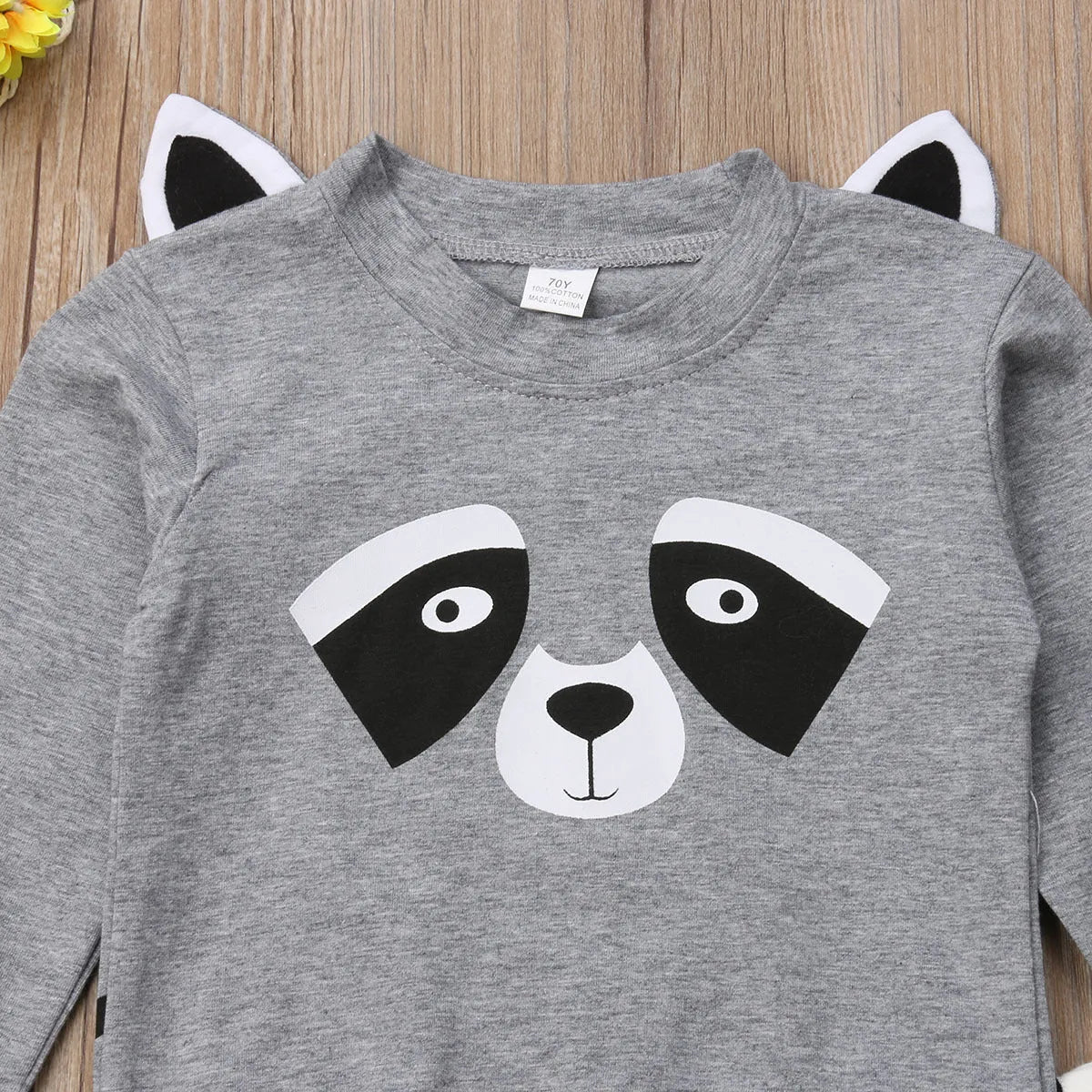 Costume pour enfants Simple à manches longues en forme d'ours brun