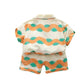 Beach Style Shirt Thin Holiday Shirt Casual Two-piece Suit - Enfance-Heureuse