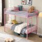 METAL BUNK BED Twin Over Twin - Enfance-Heureuse