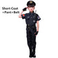Boys Police Costume Children's Cosplay Children Army Police - Enfance-Heureuse