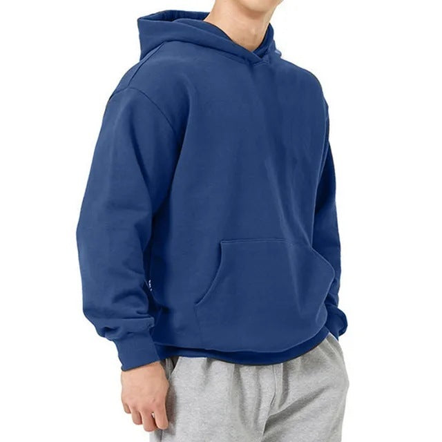 Men's Sweatshirt Loose Sweatshirt Drop-shoulder Sleeve Hoodie - Enfance-Heureuse