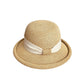 French Straw Sun Protection Bow Curling Temperament Straw Hat