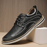 Casual Leather Shoes Worker Men's Shoes - Enfance-Heureuse