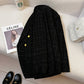 Black Tweed Suit Jacket Clothing High Sense - Enfance-Heureuse