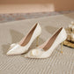 Wedding Shoes Stiletto High-end Applique High Heels - Enfance-Heureuse