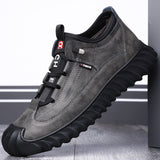 Fashion Soft Bottom Casual New Men's Sports Leather Shoes - Enfance-Heureuse