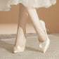 Wedding Shoes Stiletto High-end Applique High Heels - Enfance-Heureuse