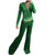 Casual Solid Color Velvet Wide Leg Pants Two-piece Set - Enfance-Heureuse