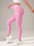 Seamless Letter Peach Yoga Hip Raise Skinny High Waist Exercise Workout Pants Women - Enfance-Heureuse