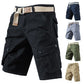 Summer Cargo Shorts With Pockets Fashion Solid Short Pants - Enfance-Heureuse