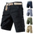 Summer Cargo Shorts With Pockets Fashion Solid Short Pants - Enfance-Heureuse
