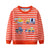 Jumping Meters 2-7T New Arrival Cartoon Cars Embroidery Autumn Boys Sweatshirts Long Sleeve Baby Clothes Hot Selling Kids Shirts - Enfance-Heureuse