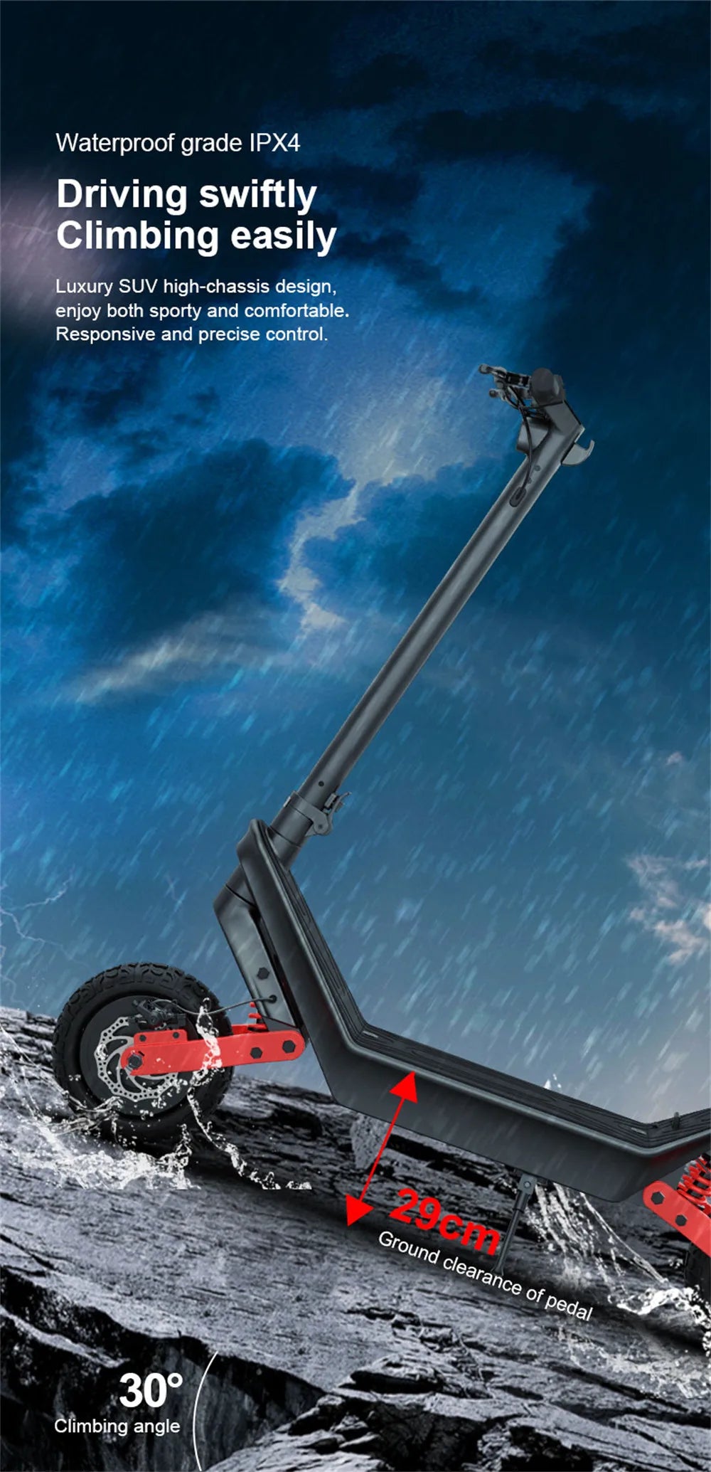 HX X10 18.2AH Electric Scooter 2000W 50KM/H Foldable Electric Kick E Scooter Dual Motors 11 Inch Escooter for Adults