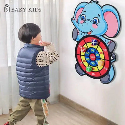Diana para dardos Montessori, juego deportivo, juguetes para niños de 4 a 6 años, juguete al aire libre para niños, pelota adhesiva de interior para niñas, regalo para niños