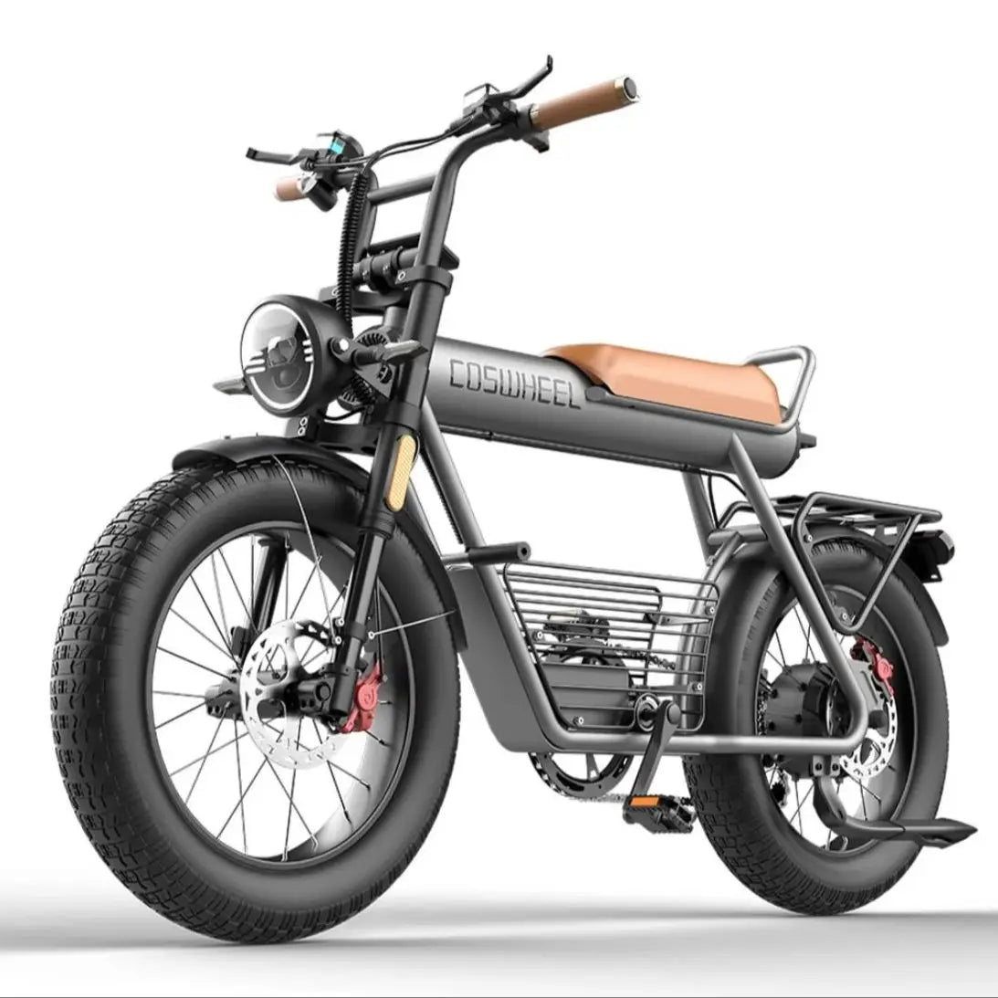 Vélo électrique Coswheel CT20 1500 W, moto 20 pouces, Fatbike, VTT, 48 V, 25 Ah, pour adultes