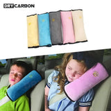 Car-Styling Accessories Children Baby Safety Seat Belt Pillow Car Belt Plush Cushion Vehicle Shoulder Protection - Enfance-Heureuse