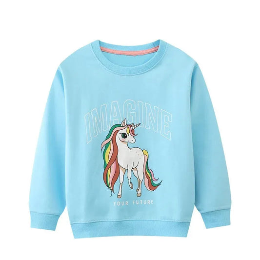 Zeebread 2-7T Autumn Spring Long Sleeve Girls Bunny Sweatshirts Cartoon Toddler Clothes Hot Selling Fashion Baby Costume - Enfance-Heureuse