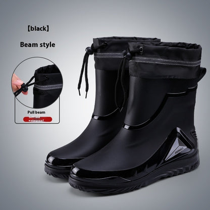 Closed Waterproof Shoes Outdoor Rubber Boots - Enfance-Heureuse