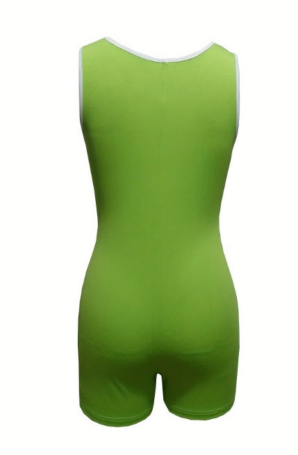 Ladies' Printed Slim Fit Fashionable Jumpsuit - Enfance-Heureuse