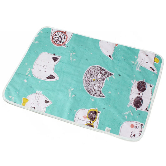 Nouveau Bébé Respirant Et table à Langer de Coton Bande Dessinée Étanche Pad - Enfance-Heureuse