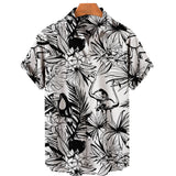Men's 3D Digital Printing Tropical Forest Animal Hawaiian Shirt - Enfance-Heureuse