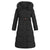 Women's Fur Collar Contrasting Slim Down Padded Jacket - Enfance-Heureuse