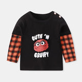 Boys Long Sleeved T Shirt Spring And Autumn Clothes - Enfance-Heureuse