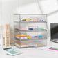 12.1in 30.7cm W Clear Stackable Storage Drawers,2 Pack Acrylic Plastic Organizers Bins For Makeup Palettes, Cosmetics, And Beauty Supplies,Ideal For Vanity, Bathroom,Cabinet,Desk Organization - Enfance-Heureuse