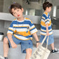 Boys Summer Casual T-Shirt Shorts Set - Enfance-Heureuse