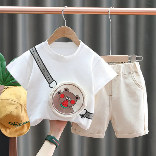 Children's Summer Clothing Sports Korean Style - Enfance-Heureuse