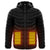 Men Heated Puffer Jacket Electric Heating Coat Insulated Hood Windbreaker 9Heat Zones