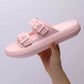 Platform Slippers Women's Summer Buckle Home Shoes Fashion Outdoor Wear Soft Bottom Sandals - Enfance-Heureuse