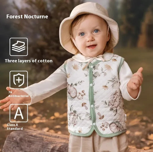 Made Of Pure Cotton For Warmth Vest