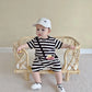 Striped Out Ha Clothing Children's Crawling Suit - Enfance-Heureuse