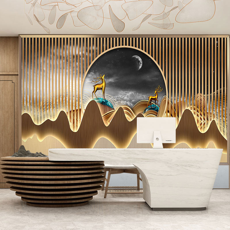 Papier peint de luxe pour nouveau bureau chinois