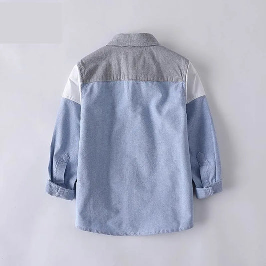 Big Children's Clothes In Autumn Polyester Cotton Tops - Enfance-Heureuse