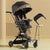 Can Sit And Lie Flat Two-way Folding Lightweight Shock-absorbing High-view Stroller - Enfance-Heureuse